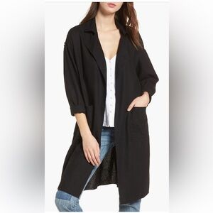 BP Black Longline Duster